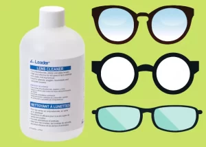 Remove Scratches from Plastic Lens Glasses with Lens Cleaning Solution