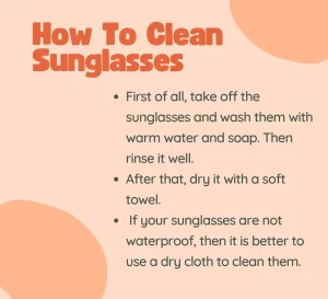 How To Clean Sunglasses in 2022