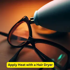 Method #3: Apply Heat with a Hair Dryer