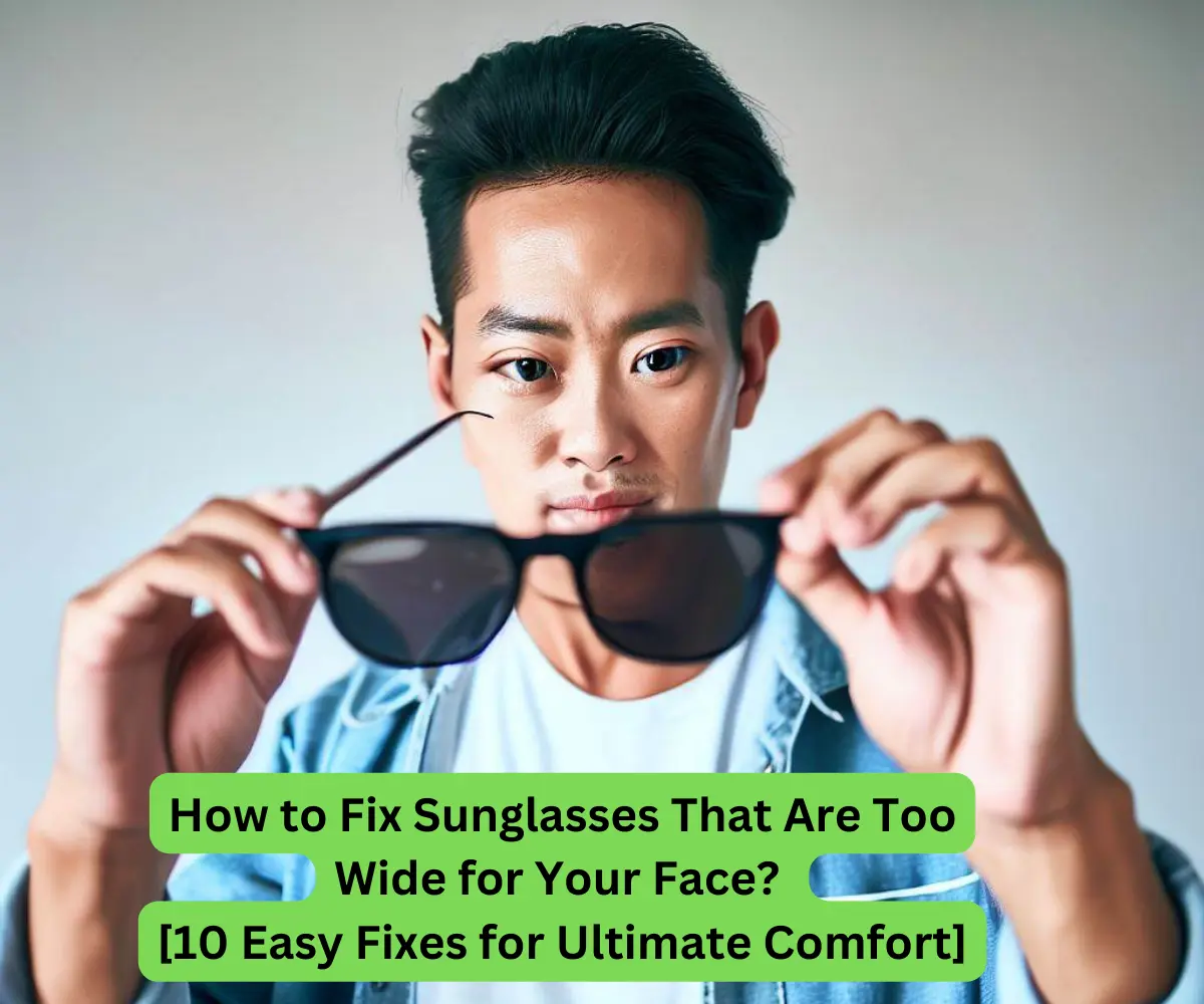 How to Fix Sunglasses That Are Too Wide for Your Face